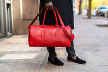 Load image into Gallery viewer, LEATHER DUFFLE BAG